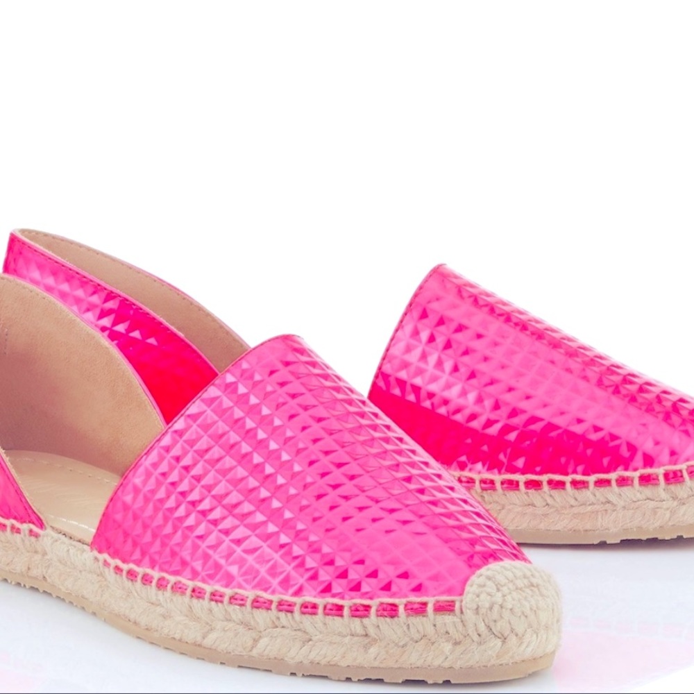 JIMMY CHOO • Dreya D’Orsay Flat Espadrille • SZ 8 • Make a Splash this Summer!